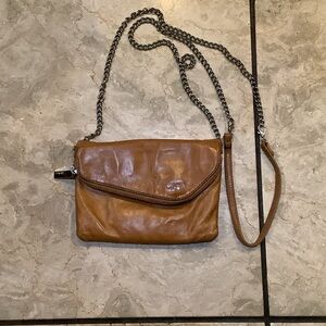 Tan Hobo  Crossbody/ clutch bag